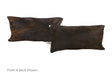 Tricolor Cowhide Pillow 12x22 #A51593 by Hudson Hides