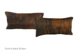 Dark Brindle Cowhide Pillow 12x22 #A51595 by Hudson Hides
