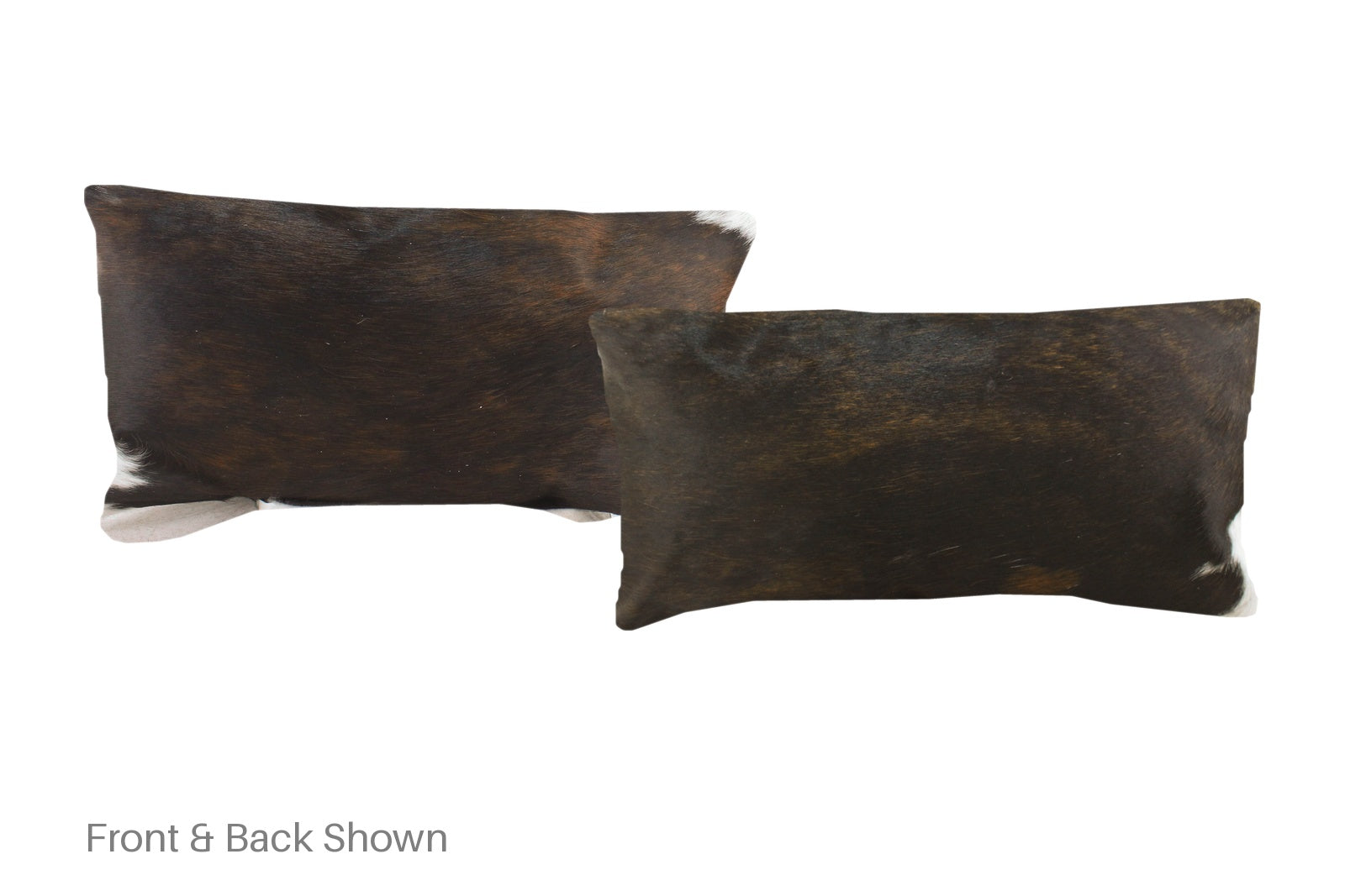 Dark Brindle Cowhide Pillow #A51597