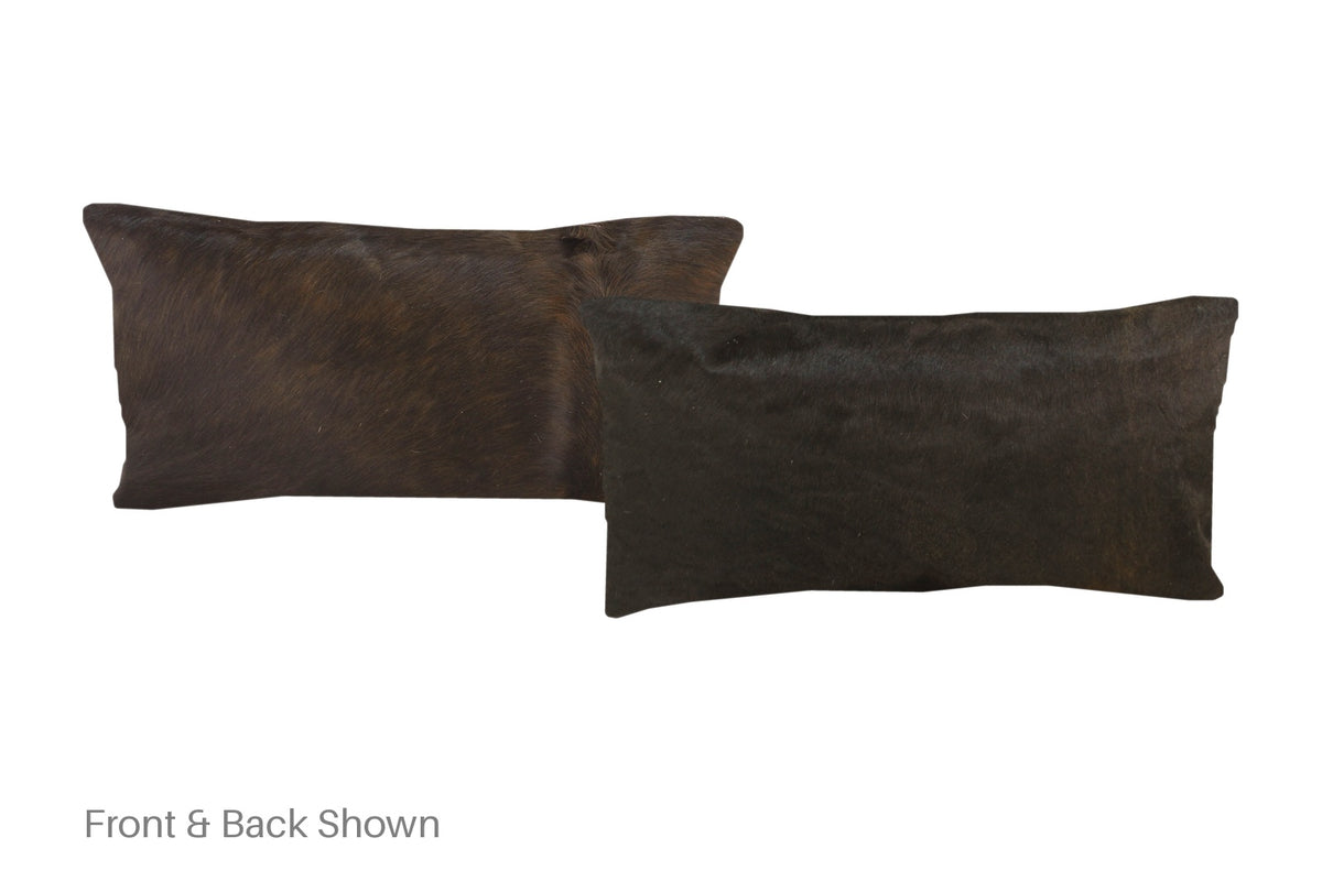 Chocolate Cowhide Pillow #A51604
