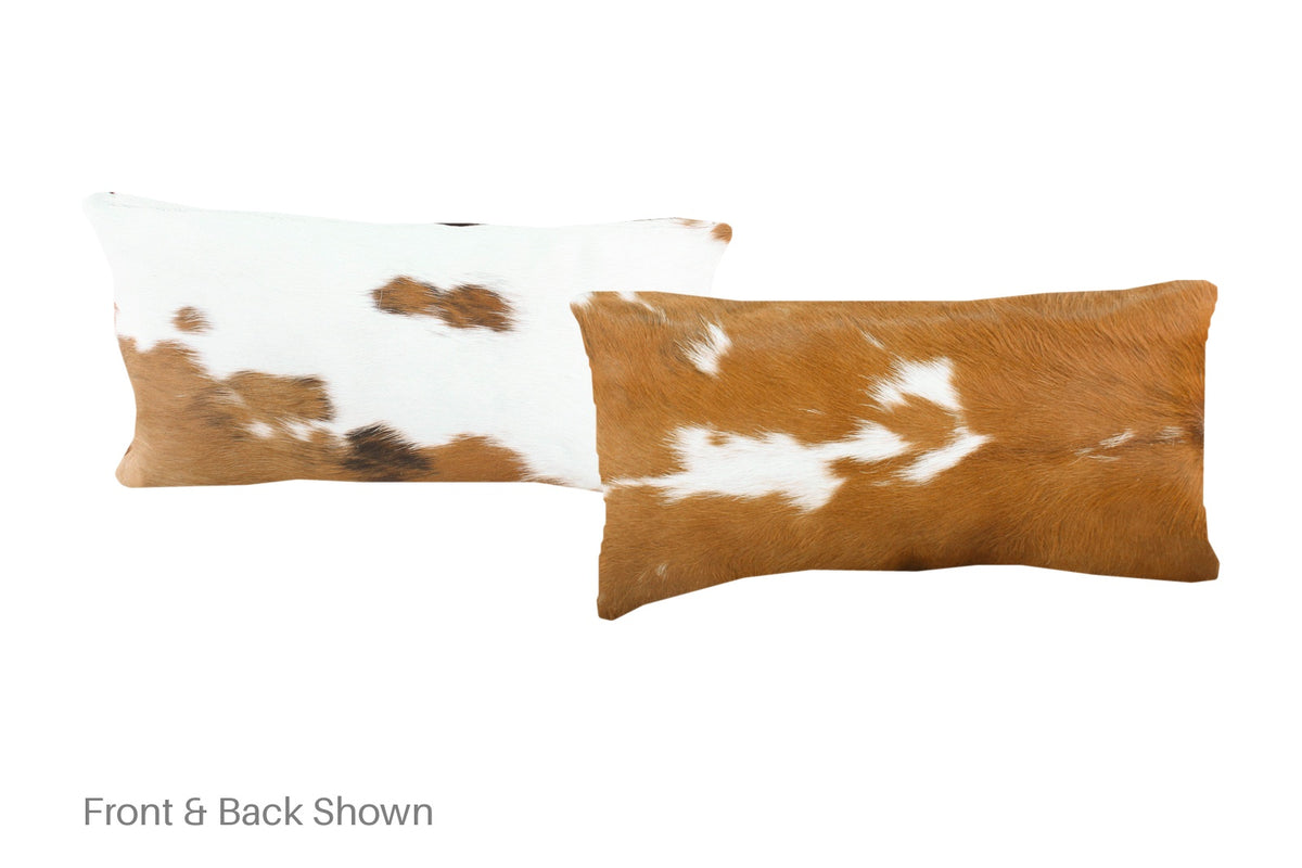 Tricolor Cowhide Pillow #A51608