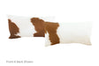 Brown and White Cowhide Pillow 12x22 #A51613 by Hudson Hides