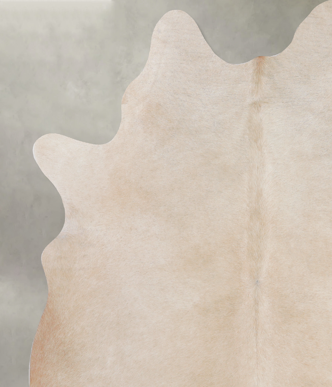 Beige Large Brazilian Cowhide Rug 6'4"H x 5'9"W #A5162 by Hudson Hides