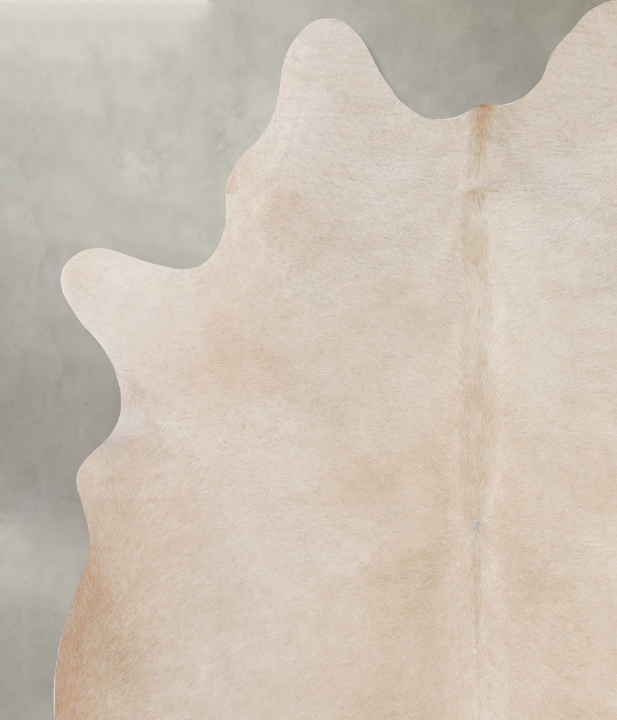 Beige Large Brazilian Cowhide Rug 6'4"H x 5'9"W #A5162 by Hudson Hides