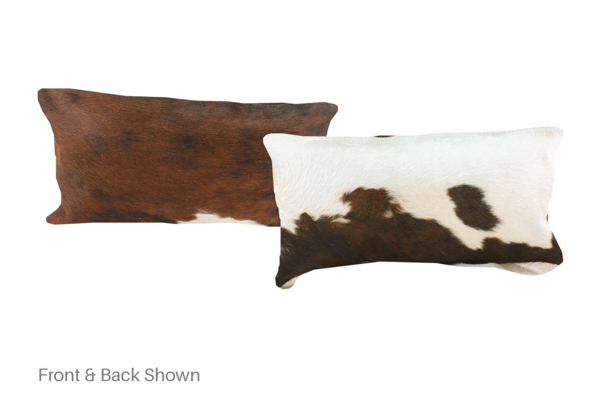 Tricolor Cowhide Pillow #A51620