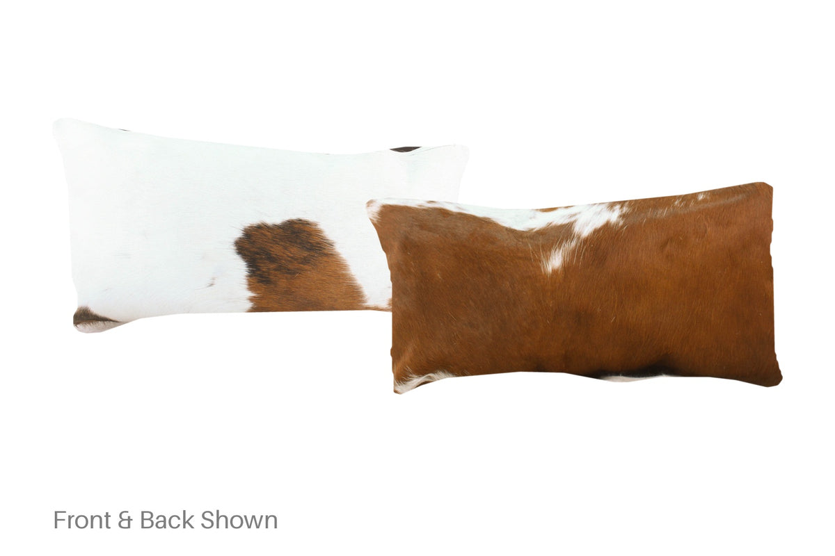 Tricolor Cowhide Pillow #A51623