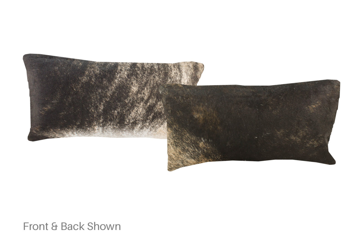 Dark Brindle Cowhide Pillow #A51627