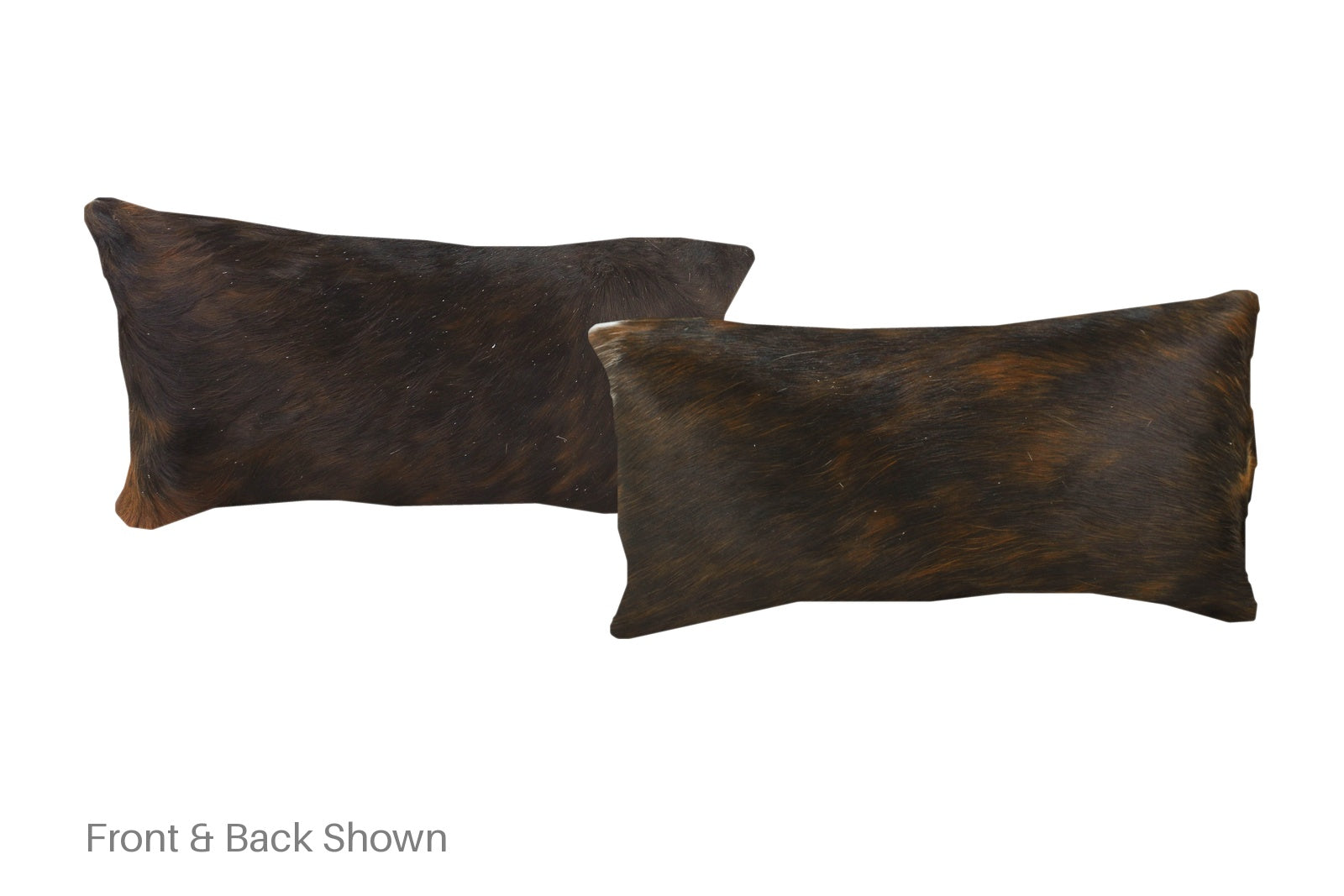 Dark Brindle Cowhide Pillow #A51628