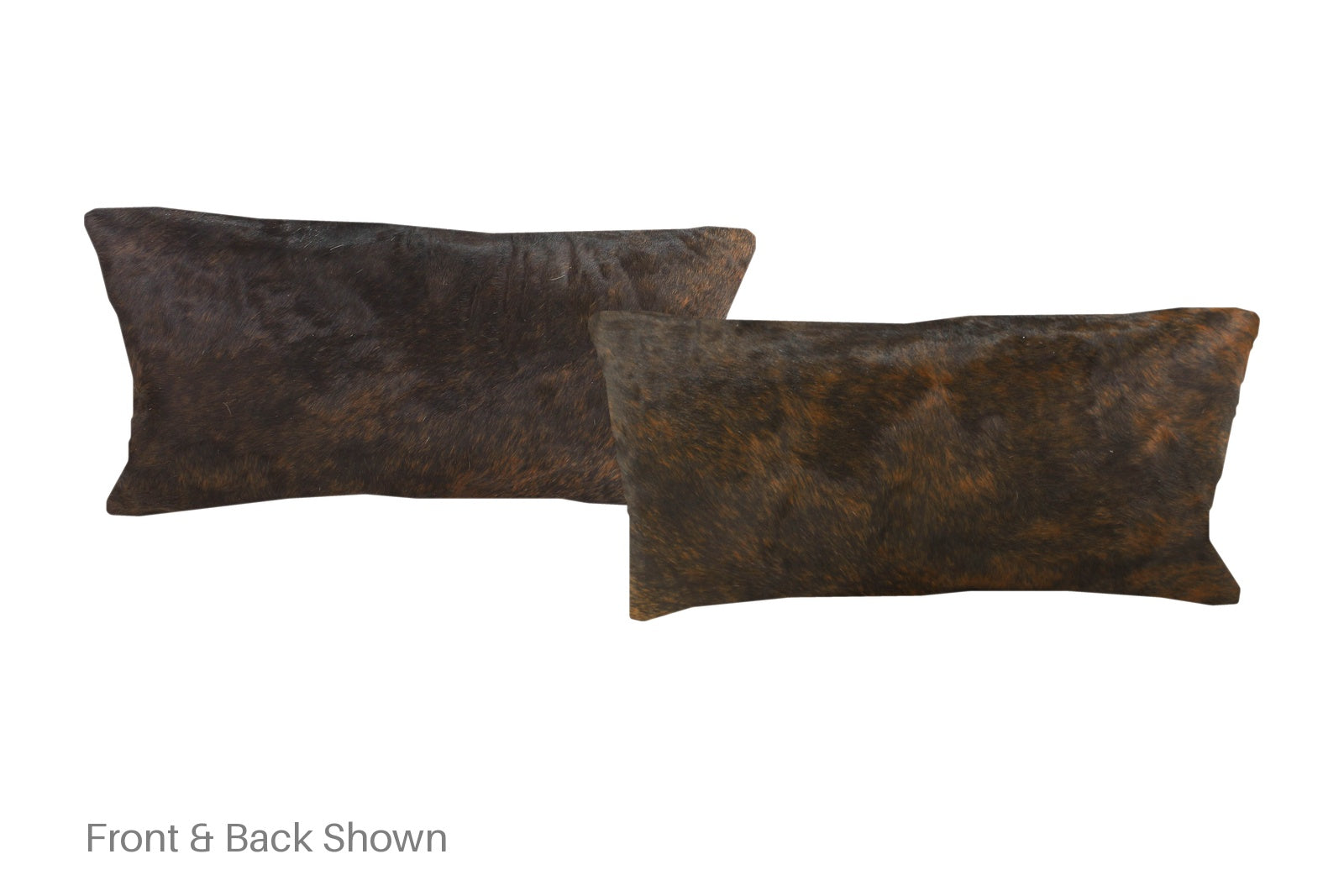 Dark Brindle Cowhide Pillow #A51630