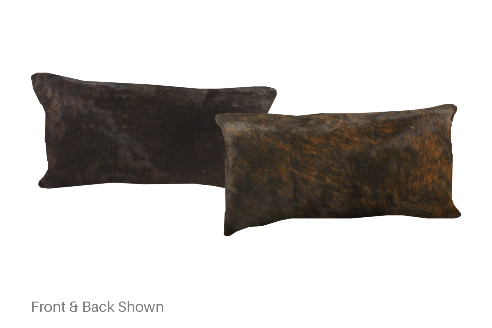 Dark Brindle Cowhide Pillow #A51636