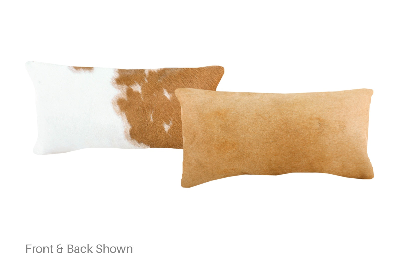 Brown and White Cowhide Pillow #A51643