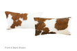 Tricolor Cowhide Pillow 12x22 #A51644 by Hudson Hides
