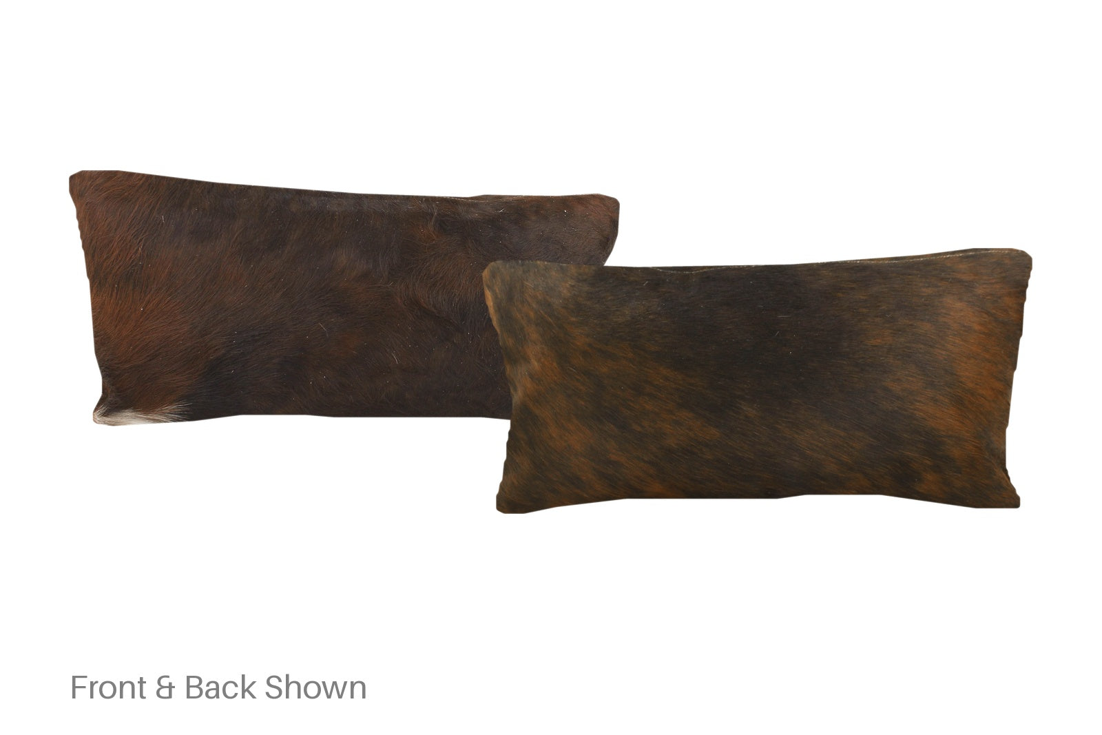 Dark Brindle Cowhide Pillow #A51646