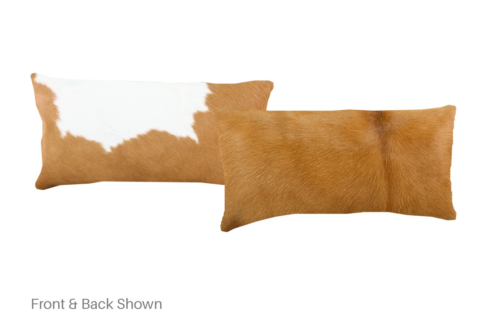Brown and White Cowhide Pillow #A51648