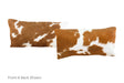 Brown and White Cowhide Pillow 12x22 #A51657 by Hudson Hides