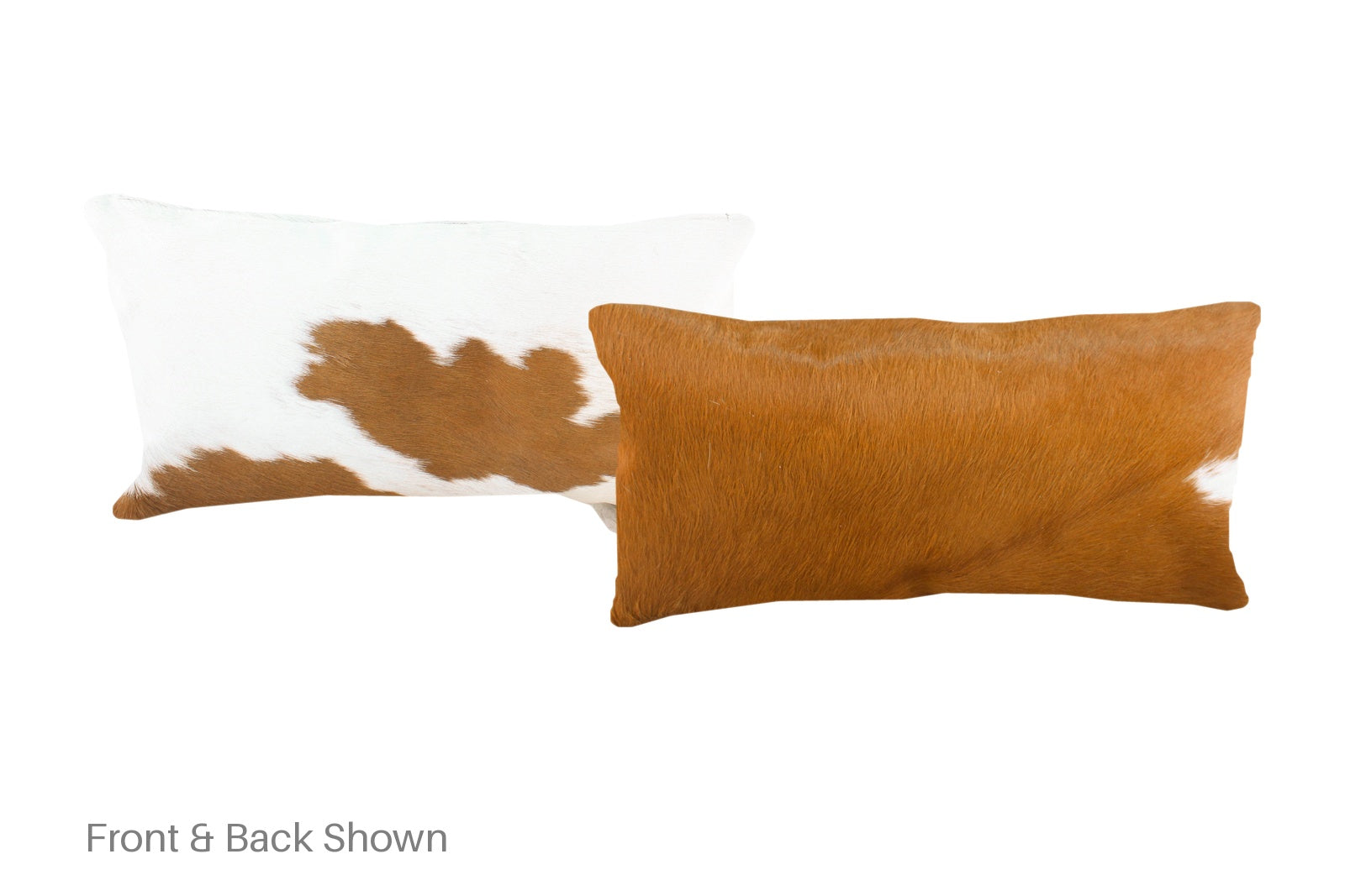Brown and White Cowhide Pillow #A51660