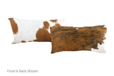 Tricolor Cowhide Pillow 12x22 #A51661 by Hudson Hides