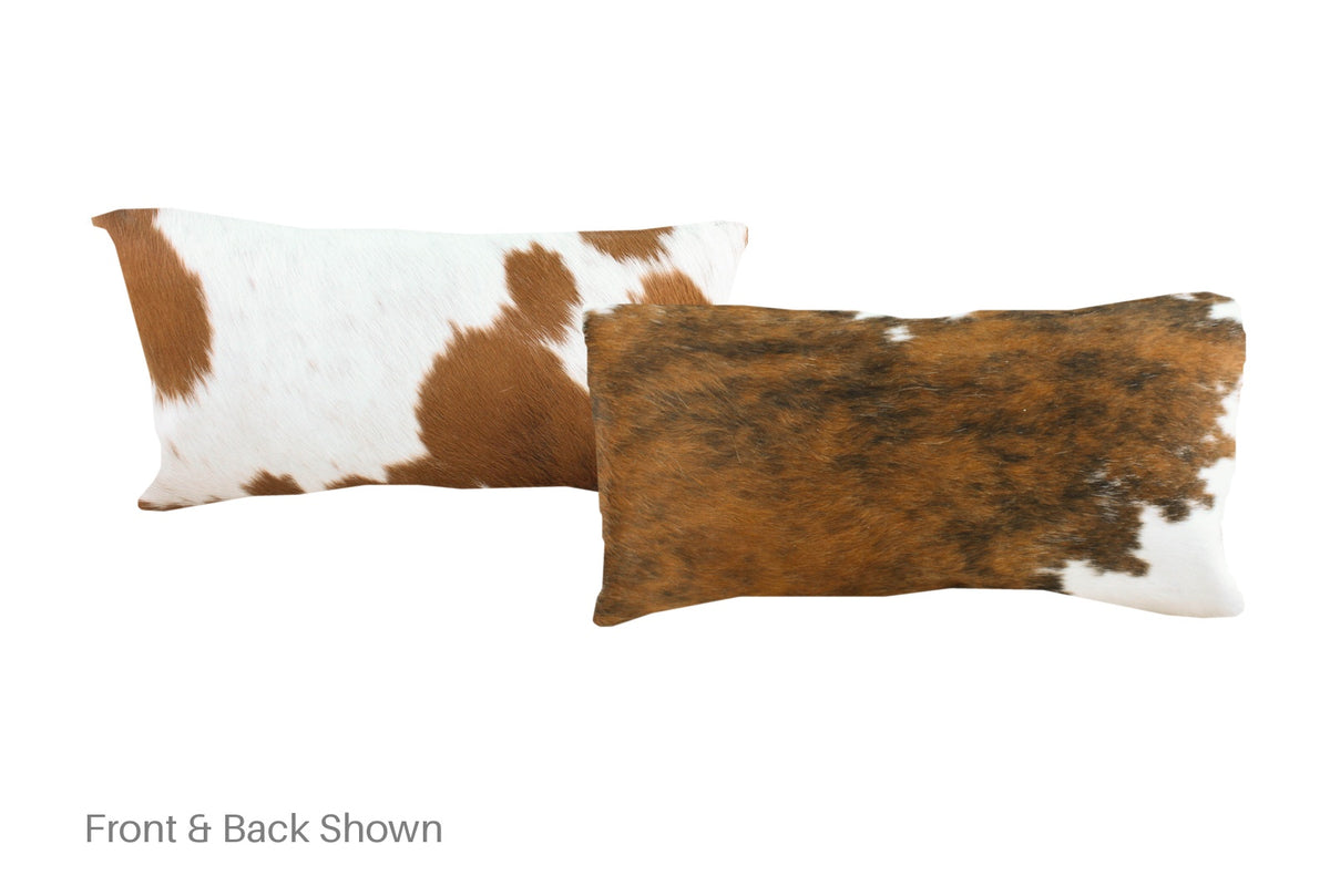 Tricolor Cowhide Pillow #A51661