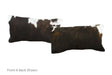 Tricolor Cowhide Pillow 12x22 #A51663 by Hudson Hides