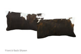 Tricolor Cowhide Pillow 12x22 #A51663 by Hudson Hides