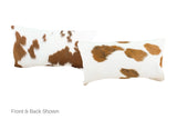 Tricolor Cowhide Pillow 12x22 #A51664 by Hudson Hides