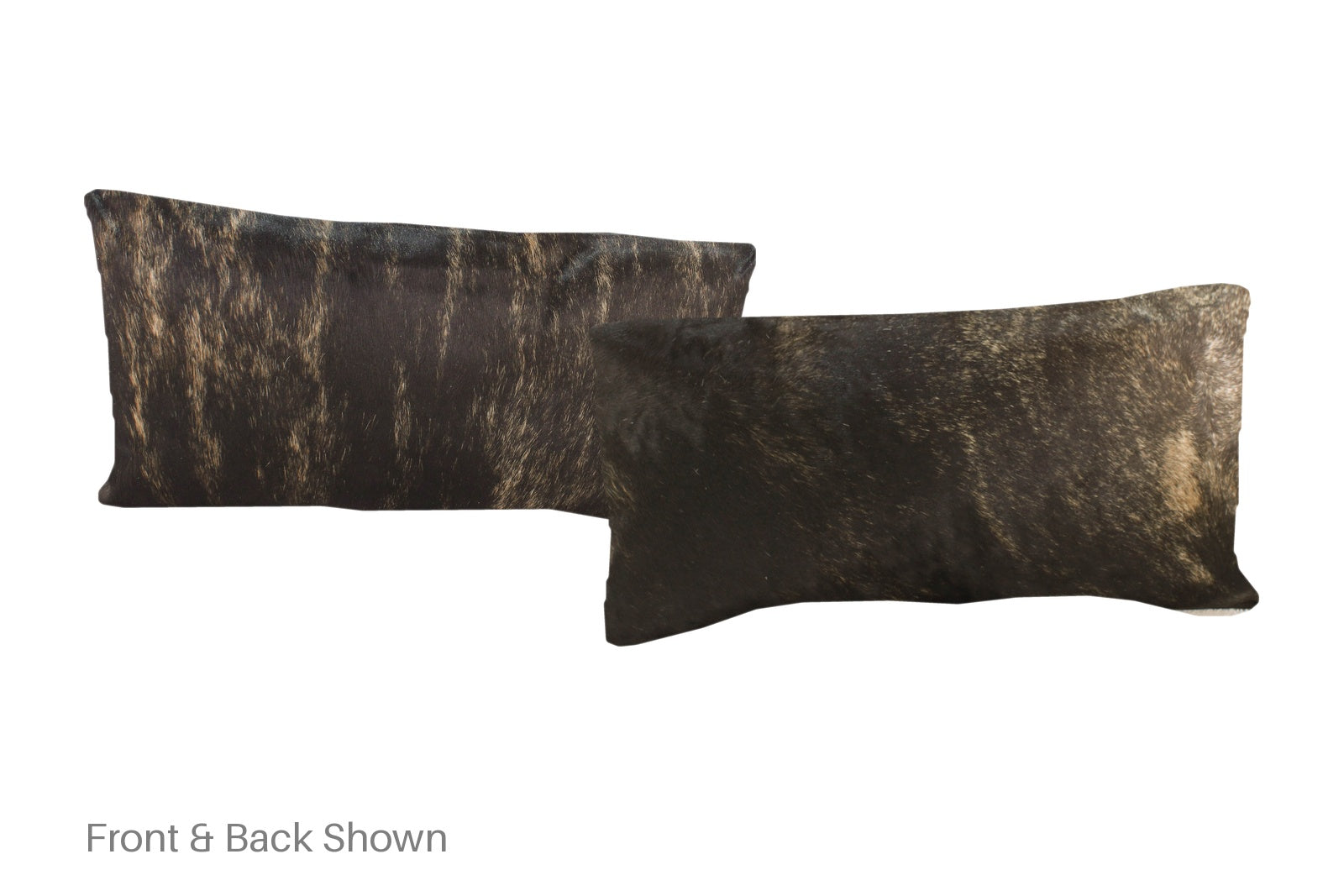 Dark Brindle Cowhide Pillow #A51668