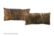 Dark Brindle Cowhide Pillow 12x22 #A51672 by Hudson Hides