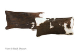 Tricolor Cowhide Pillow 12x22 #A51675 by Hudson Hides