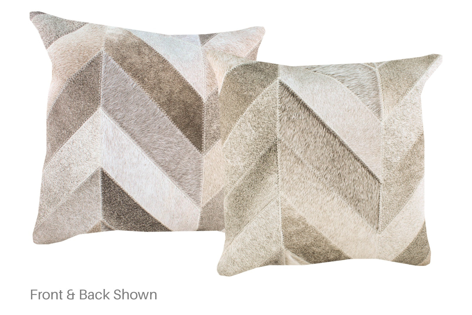 Patchwork Cowhide Pillow #A51678