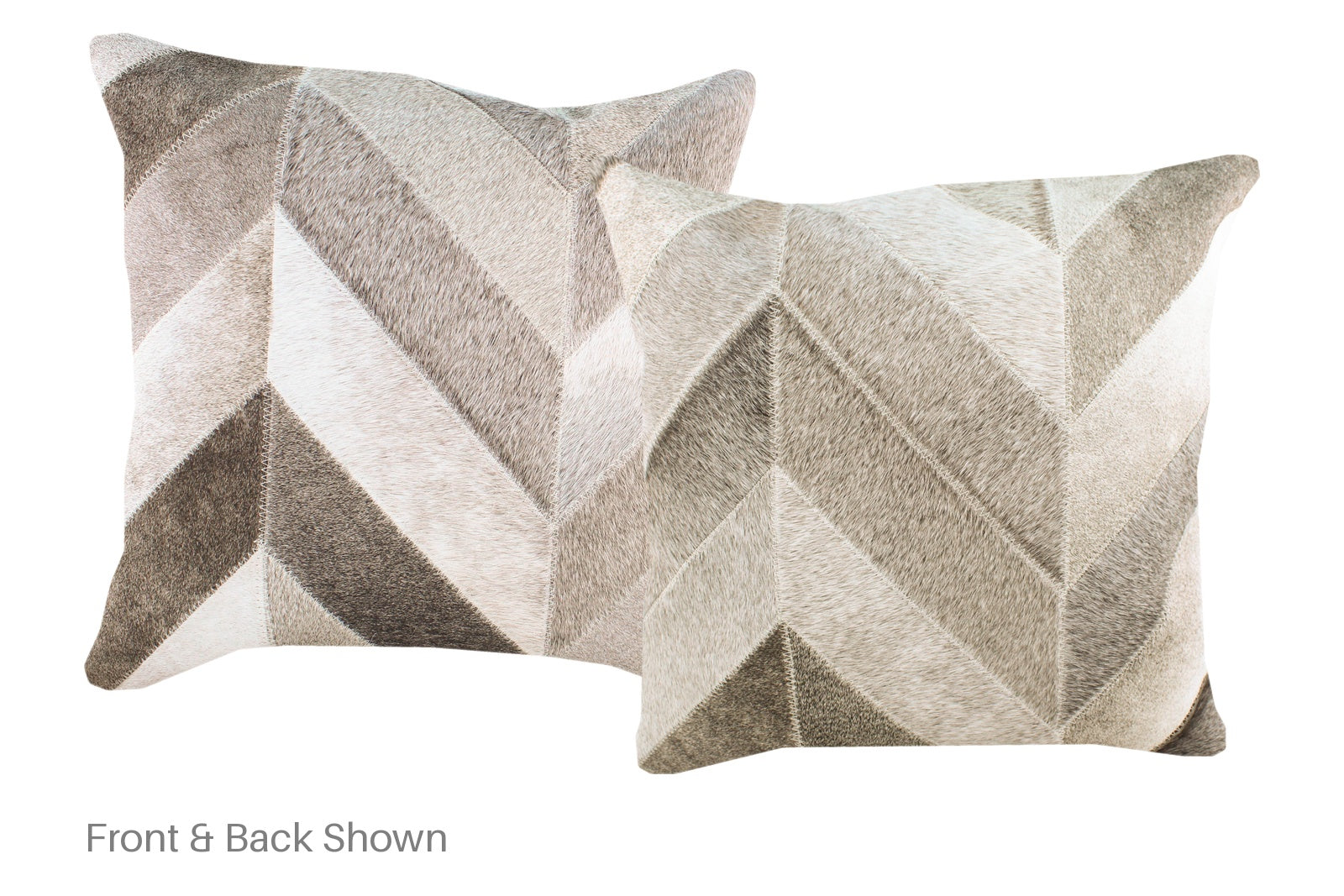 Patchwork Cowhide Pillow #A51679