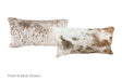 Salt and Pepper Brown Cowhide Pillow 12x22 #A51691 by Hudson Hides