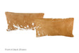 Brown and White Cowhide Pillow 12x22 #A51695 by Hudson Hides