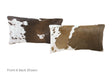 Chocolate Cowhide Pillow 12x22 #A51700 by Hudson Hides
