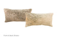 Champagne Cowhide Pillow 12x22 #A51703 by Hudson Hides