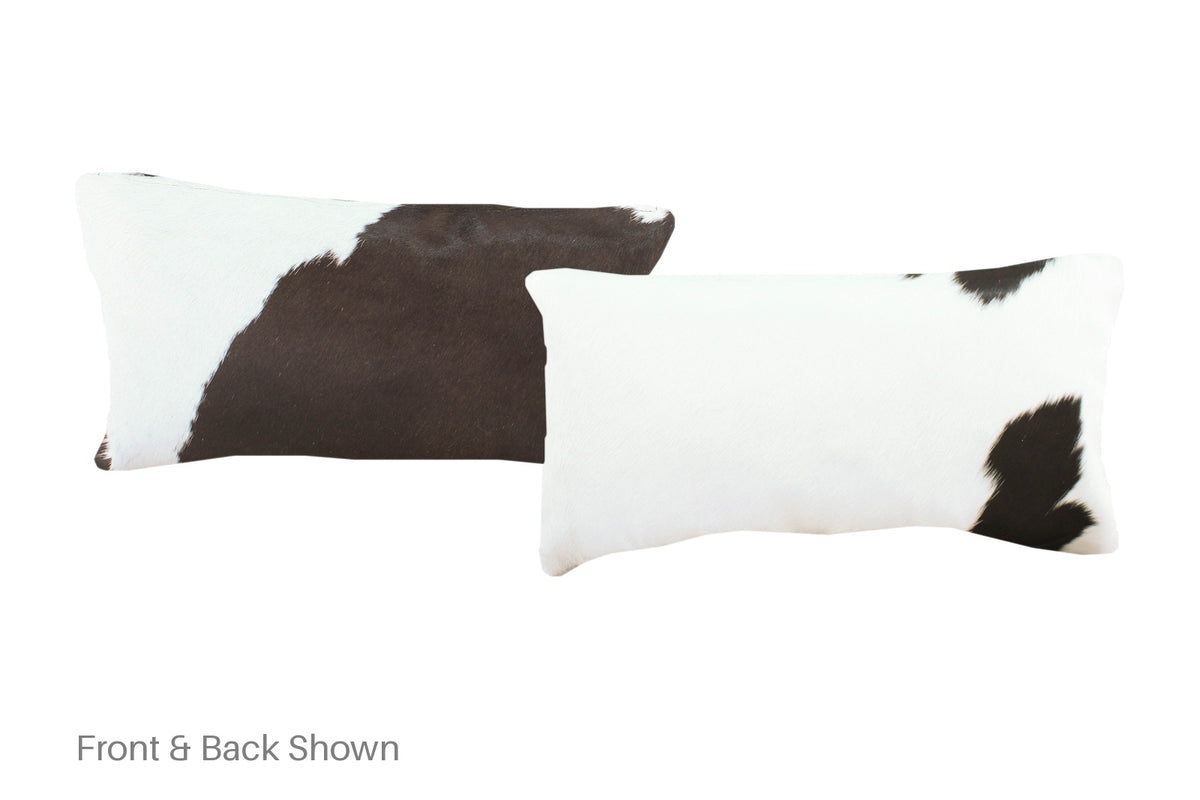 Black and White Cowhide Pillow #A51707