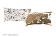 Brown and White Cowhide Pillow 12x22 #A51709 by Hudson Hides