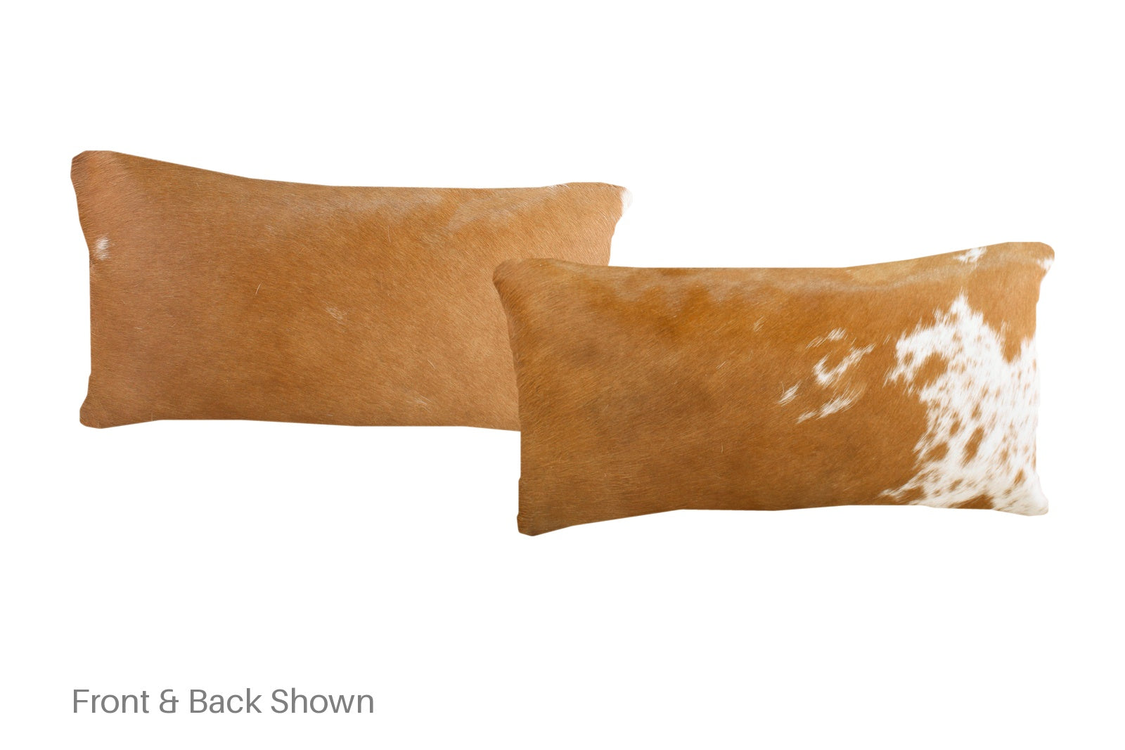 Brown and White Cowhide Pillow #A51710