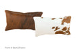 Tricolor Cowhide Pillow 12x22 #A51711 by Hudson Hides
