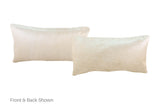 Champagne Cowhide Pillow 12x22 #A51727 by Hudson Hides