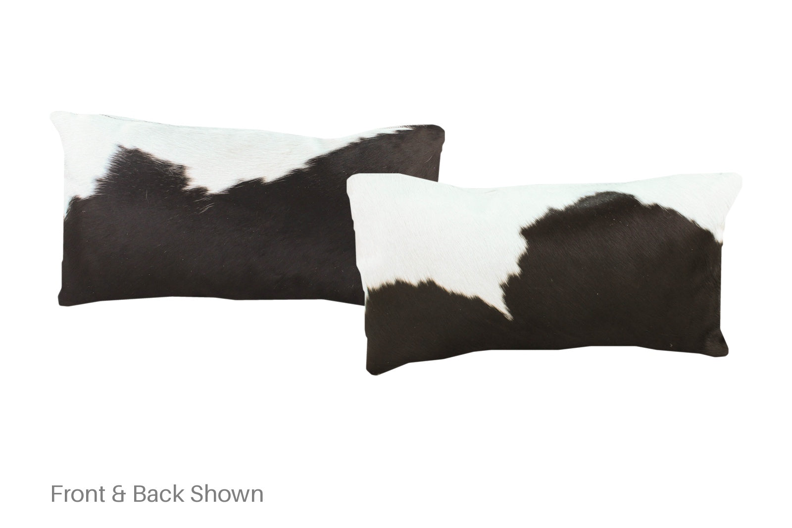 Black and White Cowhide Pillow #A51734