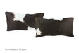 Black and White Cowhide Pillow 12x22 #A51738 by Hudson Hides