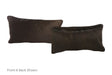 Solid Black Cowhide Pillow 12x22 #A51739 by Hudson Hides