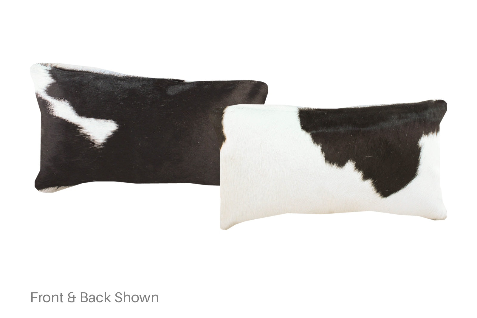 Black and White Cowhide Pillow #A51741