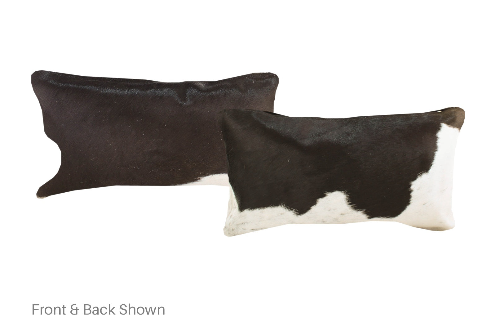 Black and White Cowhide Pillow #A51746