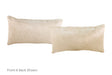 Champagne Cowhide Pillow 12x22 #A51750 by Hudson Hides