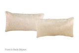 Champagne Cowhide Pillow 12x22 #A51750 by Hudson Hides