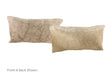 Champagne Cowhide Pillow 12x22 #A51753 by Hudson Hides