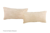 Champagne Cowhide Pillow 12x22 #A51759 by Hudson Hides