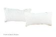 Solid White Cowhide Pillow 12x22 #A51762 by Hudson Hides