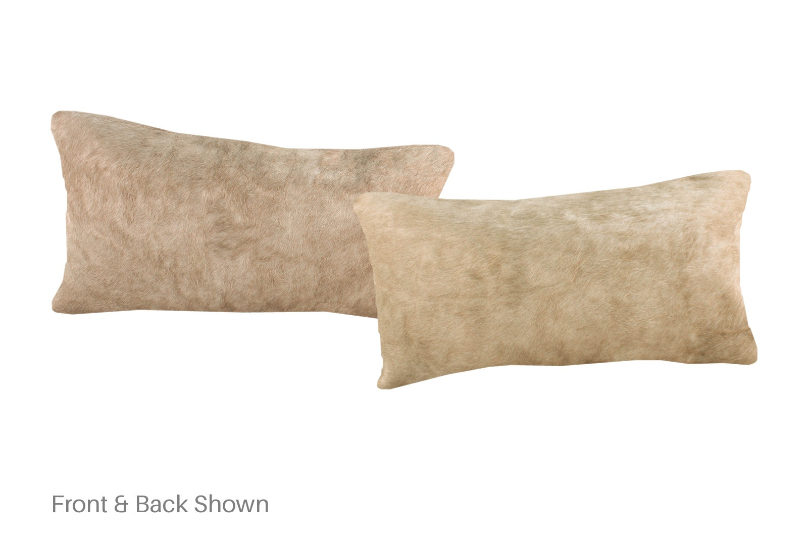 Champagne Cowhide Pillow #A51763